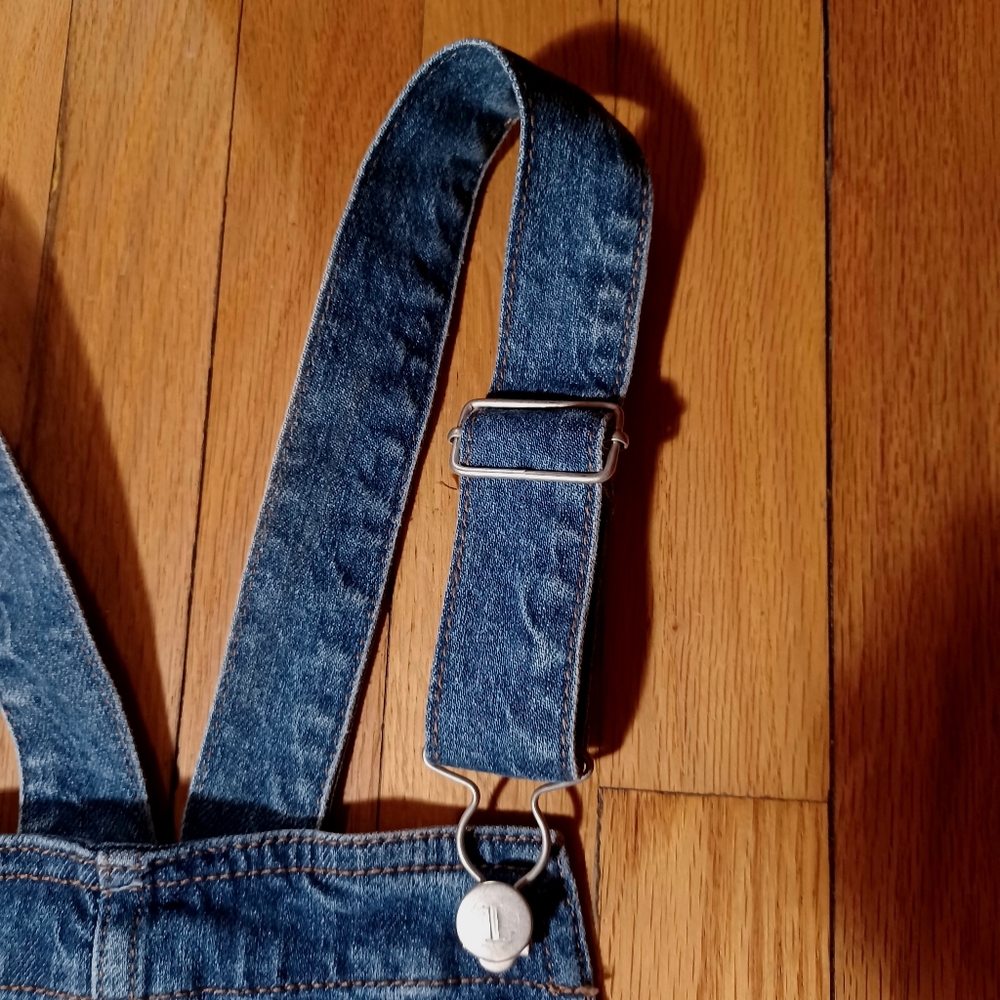 Women's Maternity Denim Overalls - Picture 3 of 16